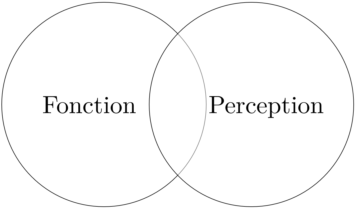 Fonction et perception